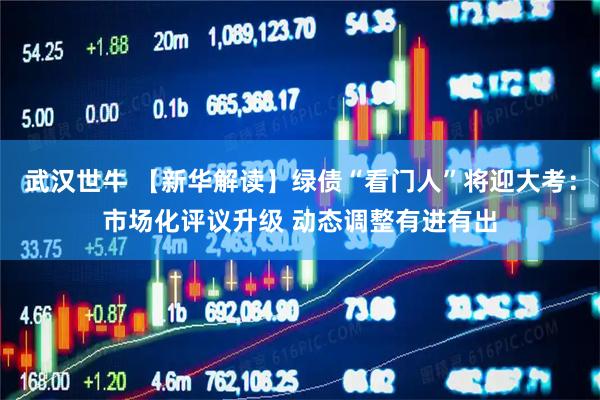 武汉世牛 【新华解读】绿债“看门人”将迎大考：市场化评议升级 动态调整有进有出